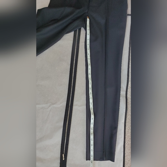 Suistudio/SuitSupply Robin Trousers 4 Black Lightweight Wool - Picture 6 of 10